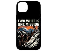 TWO WHEELS ONE MISSION Mountain Biking Case for iPhone 14 Plus