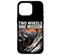 TWO WHEELS ONE MISSION Mountain Biking Case for iPhone 16 Pro