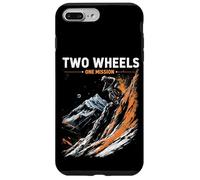 TWO WHEELS ONE MISSION Mountain Biking Case for iPhone 7 Plus/8 Plus