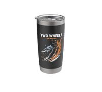 Two Wheels ONE Mission Mountain Biking Stainless Steel Insulated Tumbler