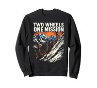 TWO WHEELS ONE MISSION Mountain Biking Sweatshirt