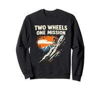 TWO WHEELS ONE MISSION Mountain Biking Sweatshirt