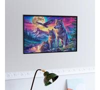 Two Wolves 300 Piece Jigsaw Puzzle for Adults Fantastic Beasts Date Night Activity Couple Bonding Beautiful Design Ideal Anniversary Present 300 PCS