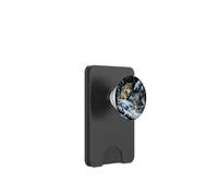 Two Wolves in Snowy Winter Forest Wilderness Graphic Y2K 90s PopSockets PopWallet for MagSafe