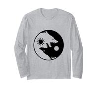 Two Wolves Inside/Yin Yang Wolf/Psychology Ego Long Sleeve T-Shirt