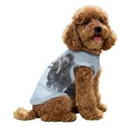 Two Woolly Mammoths Fighting Cute Dog Shirts Summer Ice Silk Tank Top