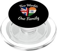 Two Worlds One Family British Indian Heritage PopSockets PopGrip for MagSafe