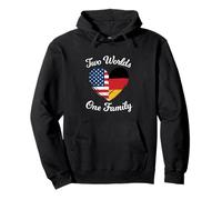 Two Worlds One Family German American Heritage Pullover Hoodie