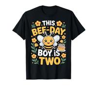 Two Year Old Bee Day Boy Second Birthday T-Shirt