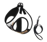 Two Yorkshire Terrier Puppies,Pet Harness,Adjustable Reflective Dog Harness,Pet Leash Vest,S