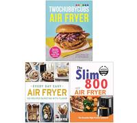 Twochubbycubs Air Fryer Cookbook, Every Day Easy Air Fryer & The Slim 800 Hot Air Fryer 3 Books Collection Set