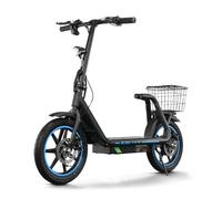 TWOFISH Electric Scooter for Adults, 14 Inch E-scooter with 500W Motor, 48V 13Ah Lithium-ion Battery, 30 km Max Range, 120KG Load Capacity, Double Shock Absorbers, Rear Basket, M5 Elite
