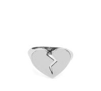 TwoJeys Men's Broken Heart Ring Sterling Silver