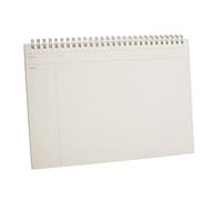 Twone Graph Paper Notebook, 4 Pack Spiral Notebook with Plastic Cover, 60 Sheets, 7" x 10" for Home, School, Math, Algebra, Geometry, Mind Maps, Decision Trees