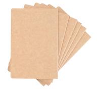TWONE Travel Journal Set With 6 Notebook Journals for Travelers - Kraft Brown Soft Cover - A5 Size - 210 mm x 140 mm - 60 Lined Pages/ 30 Sheets