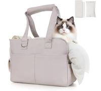 TWOOKTY Cat, Dog Carrier for Small Medium Cats Puppies up to 13 Lbs, Airline Approved Pet Carrier Soft Sided, Collapsible Travel Puppy Carrier with Removable Cotton Pad