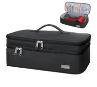 TWOOKTY Double-Layer Travel Carrying Case Portable Storage Organizer Bag for Women, Compatible with Revlon One-Step Hair Dryer and Volumizer Hot Air Brush and Attachments Scandihome Series (Bag Only)