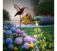 twoonto Solar Lights Garden Decorations, LED Watering Can