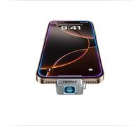 TWOPAN Nano SSD 256GB, USB-C External SSD with Fingerprint Lock, Compatible with Steam Deck, PS5, Selfie Stick, Android, iPad, iPhone 17/16/15, MacBook, Travel and Backup