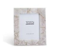 Two's Company 8" X 10" White Quartz Frame