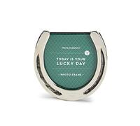 Two's Company Lucky Day Horseshoe 3 1/2" X 3 1/2" Photo Frame