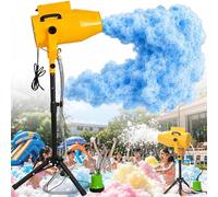 twostronking 250w Foam Blaster, Spray Foam Machine, 6-10m Spray Distance, 80㎡ Coverage Area, 45° Adjustable Spray Angle, With Extendable Stand, For Backyards, Pools, Outdoor Events