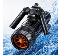 twostronking 650w Underwater Motor, 4-in-1 Handheld Diving Propeller, Max Diving Depth 40m, 7km/H, Dual Control Modes, Detachable Modular Design, For Snorkeling, Stand-Up Paddleboarding