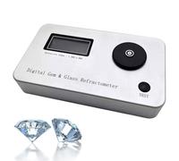 twostronking Gem Tester for All Stones, Gem Refractometer, With Lcd Display and 700mAh Battery, Refractive Index 1.300-3.000, Measuring Accuracy 0.001, Suitable for Jewelry and Jade Stores