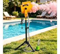 twostronking oam Blaster, Spray Foam Machine, Maquina De Espuma Para Fiestas, 6-10m Spray Distance, 80㎡ Coverage Area, With 45° Adjustable Spray Angle, For Pool Parties, Summer Camp Parties