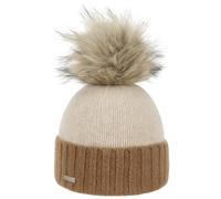 Twotone Cashmere Bobble Hat by Seeberger