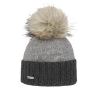 Twotone Cashmere Bobble Hat by Seeberger