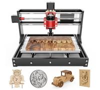 Twotrees TTC3018 Pro CNC Router Machine,Desktop CNC Engraving Machine Upgraded 3-Axis Engraving All-Metal Milling Machine for Wood Acrylic MDF Nylon,300mmX180mmX40mm Working Area