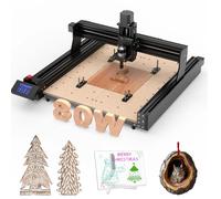 Twotrees TTC450 80W CNC Router Machine CNC 3 Axis Working Range 460x460x80mm for Engraving, Cutting MDF, Acrylic, Solid Wood, Nylon, PCB, Carbon Fiber Board
