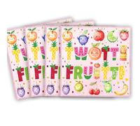 Twotti Frutti Birthday Party Paper Napkins 60pcs Summer Fruit Disposable Napkins for Luau Fruit Lemon Watermelon Pineapple Strawberry Orange Theme 2nd Birthday Party Decorations Supplies