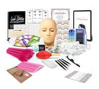 TwoWin Lash Eyelash Extension Kit for Beginners, Eyelash Extension Starter Kit with Mannequin Head Training