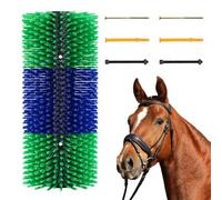 TwoWin Livestock Scratch Brushes, Full Massage Grooming Brush, Emotionally Soothing, Relieves Itching on Back of Livestock Brushes for Horse, Cattle, Sheep, Pig