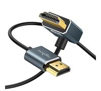 Twozoh Flexible HDMI Cable Up Angled 270° 5M, Ultra thin and Slim HDMI Lead Support 3D/4K@60Hz