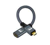 Twozoh Micro HDMI Male to Female Cable Adapter, Micro HDMI Male to Female Cable,Type D Support 3D/4K 1080P 20CM