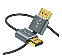 Twozoh Ultra Thin Long HDMI to HDMI Cable 10M, Hyper Slim HDMI 2.0 Lead, Extreme Flexible 4K HDMI Cable Support 3D/4K@60Hz, 2160P, 1080P