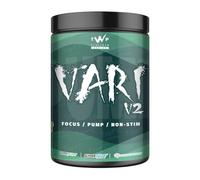 TWP Nutrition Platinum Series VARI V2, Non Stim Focus and Pump Pre Workout, 580g and 20 Servings, 5 Great Flavours (Fruit Pastilles)