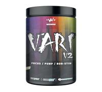 TWP Nutrition Platinum Series VARI V2, Non Stim Focus and Pump Pre Workout, 580g and 20 Servings, 5 Great Flavours (Rainbow Laces)