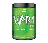 TWP Nutrition Platinum Series VARI V2, Non Stim Focus and Pump Pre Workout, 580g and 20 Servings, 5 Great Flavours (Sour Apple)