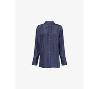 TWP Womens TWP Big Joe Oversized Silk Shirt Midnight P