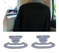 TWQBHSH Compatible with Hyundai LA FESTA Celesta VERNA RV Accent, 2 Pcs Car Back Seat Headrest Hanger Seat Coat Holder Multi Purpose Car Accessory,Grey