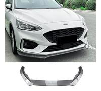 TWQBHSH Front Bumper Lip Spoiler Glossy Black Spoiler Protection Splitter Body Kit Compatible with Ford Focus MK4 ST Line 2019-2022,Carbon fiber appearance