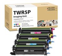 TWR5P S3840 C2660 Imaging Unit Kits 331-8434 Drum Unit S3840 Drum Cartridge | Replacement for Dell S3840 Drum for C2660dn C2665dnf C3760n C3760dn C3765dnf S3840cdn S3845cdn Printer, 4-Color