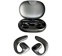 TWS Wireless Bluetooth Bone Conduction Headphones - Touch Open Ear Earphones W/Mic And Charging Case, Noise Cancellation, Headset For Jogging/Cycling/Hiking,Black