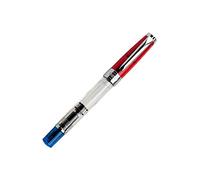 Twsbi Diamond 580 RBT Fountain Pen, Transparent, Blue / Red, M7446070 - M