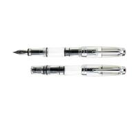 Twsbi Diamond Mini Clear Fountain Pen, Resin, Metal, Transparent - M