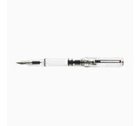 TWSBI Eco Fountain Pen, Transparent, Piston Load, Steel Nib, M, 139 mm